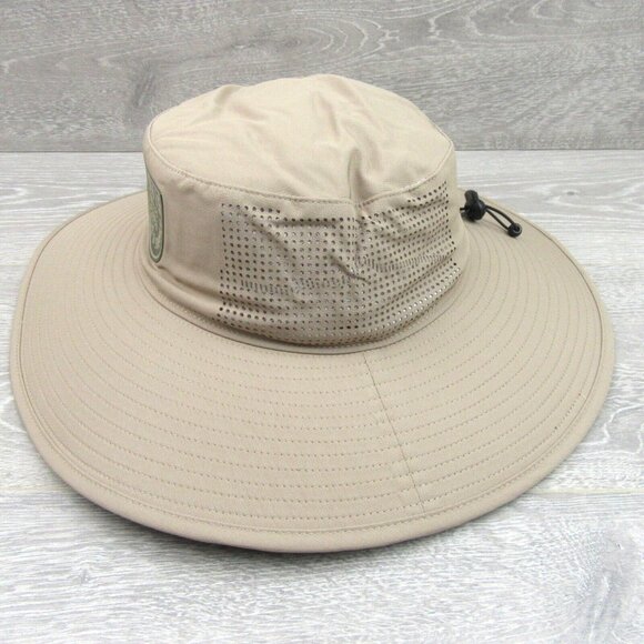Orvis Wide-Brim Performance Sun Hat Khaki Beige One Size Fit NEW - Picture 7 of 11